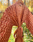 Kerala Long Robe | Vines Rust