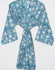 Kerala Short Robe | Deep Teal