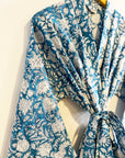 Kerala Short Robe | Deep Teal