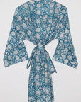 Kerala Short Robe | Deep Teal