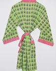 Kerala Short Robe | Hydrangeas