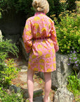 Kerala Short Robe | Pink Floral