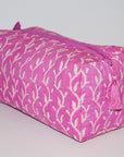 Large Waterproof Toiletry Bag | Vines Pink