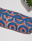 Long Waterproof Cosmetic Pouch | Snake Flower