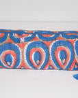 Long Waterproof Cosmetic Pouch | Snake Flower
