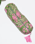 Long Waterproof Cosmetic Pouch | Fern Floral