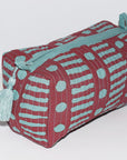 Medium Waterproof Toiletry Bag | Dot Dash Henna