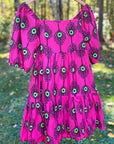 Seville Mini Dress | Plumes Fuchsia