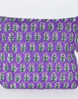 Square Waterproof Toiletry Bag | Grape Blooms