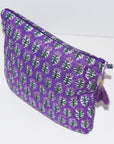 Square Waterproof Toiletry Bag | Grape Blooms