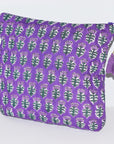 Square Waterproof Toiletry Bag | Grape Blooms