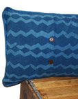Cotton Lumbar Pillow | Geri Indigo