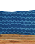 Cotton Lumbar Pillow | Geri Indigo