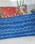 Cotton Lumbar Pillow | Geri Indigo