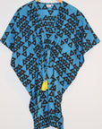 Amisha Short Kaftan | Triangles Azure