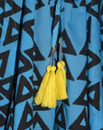 Amisha Short Kaftan | Triangles Azure