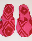 House Slippers | Kuta Ikat Berry