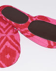 House Slippers | Kuta Ikat Berry