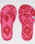 House Slippers | Kuta Ikat Berry