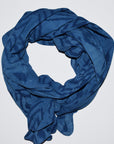 Cotton Voile Scarf | Kuta Ikat Indigo