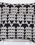 Cotton Floor Pillow | Anushka Black + White