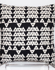 Cotton Floor Pillow | Anushka Black + White