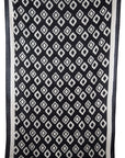 Cotton Silk Scarf | Bali Black