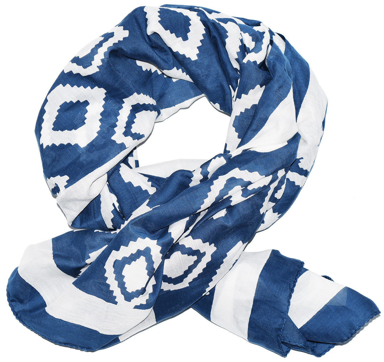 Amisha Design Hand Block Printed Scarves - Main Image