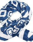 Cotton Silk Scarf | Bali Indigo