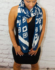 Cotton Silk Scarf | Bali Indigo