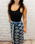 Cotton Silk Scarf | Bali Indigo