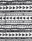 Cotton Lumbar Pillow | Shela Black + White