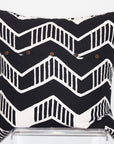 Cotton Floor Pillow | Chari Black