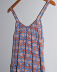 Playa Dress | Block Floral Sky