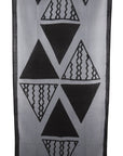 Cotton Silk Scarf | Triangles Gray