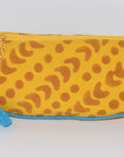 Canvas Cosmetic Pouch | Crescent Dot Yellow