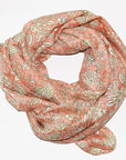 Cotton Silk Scarf | Garden Blush