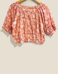 Lala Top | Blush Floral