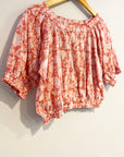 Lala Top | Blush Floral