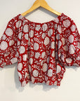 Lala Top | Red Floral