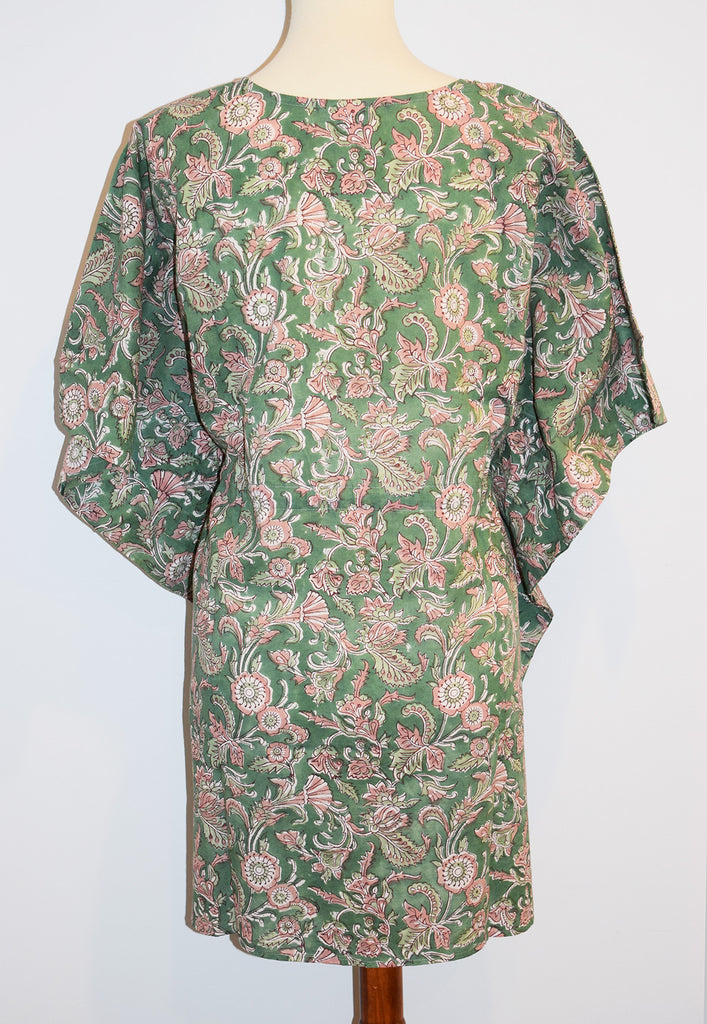 Amisha Short Kaftan | Moss