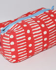 Large Canvas Waterproof Toiletry Bag | Dot Dash Poppy