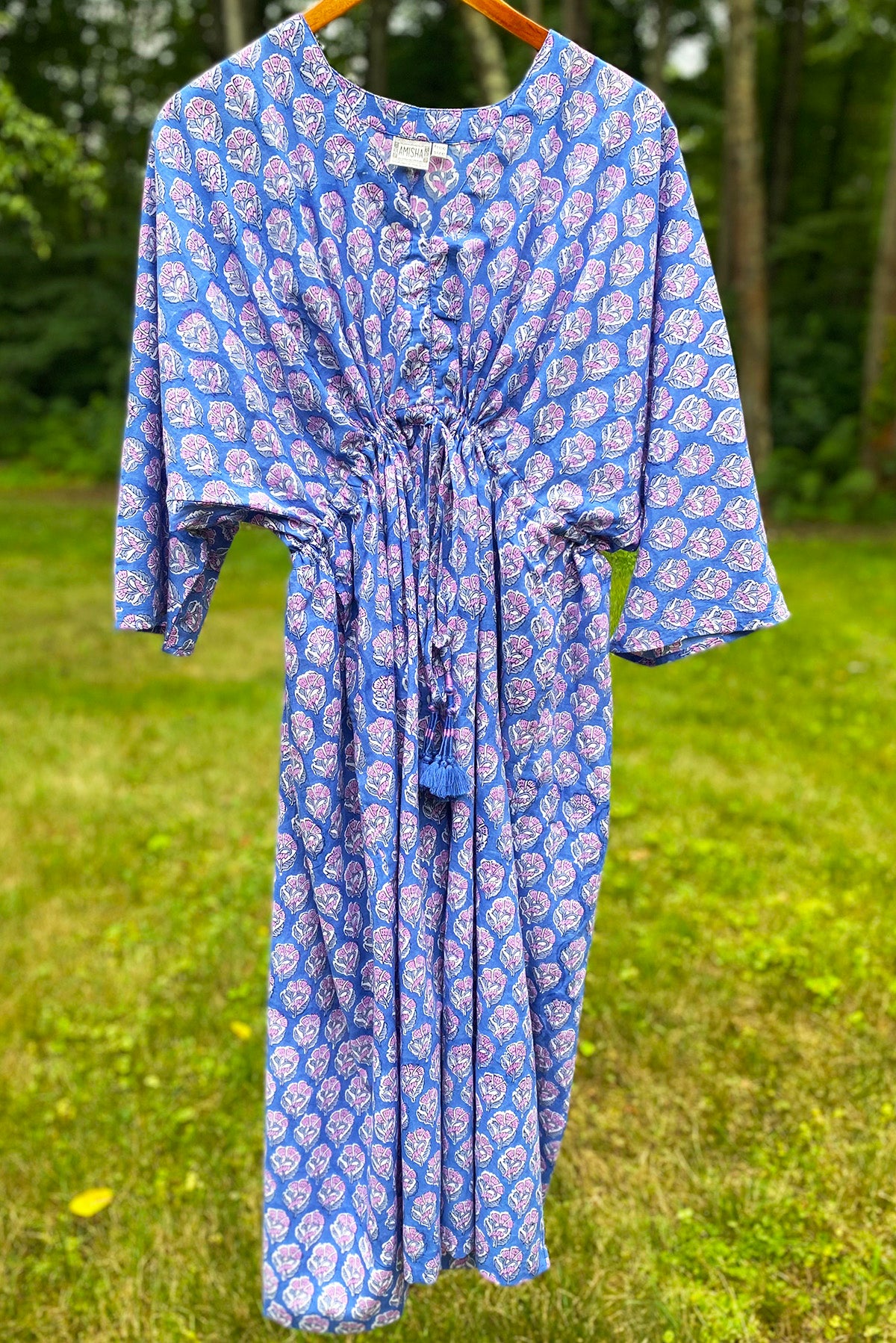 Amisha | Capri Kaftan Dress | Summer Blue Amisha Design Amisha | Capri Kaftan Dress | Summer Blue Amisha Design