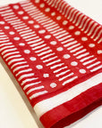 Cotton Silk Scarf | Dot Dash Poppy