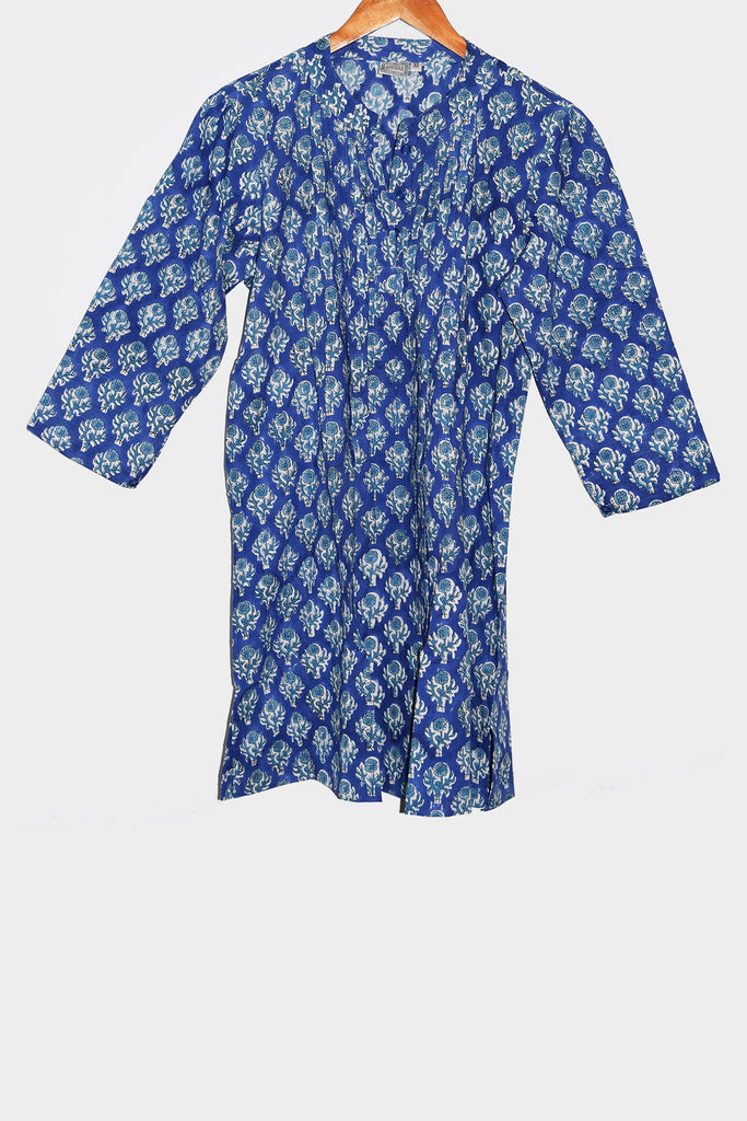 Haveli Tunic Dress | Cerulean