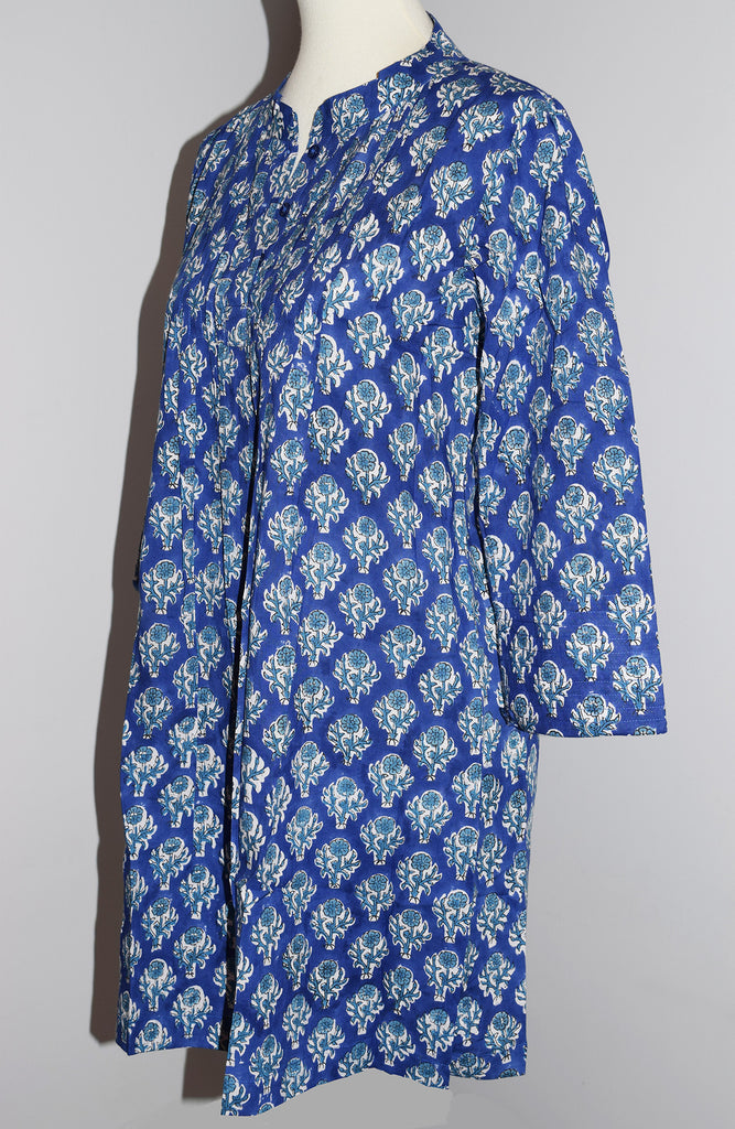 Haveli Tunic Dress | Cerulean