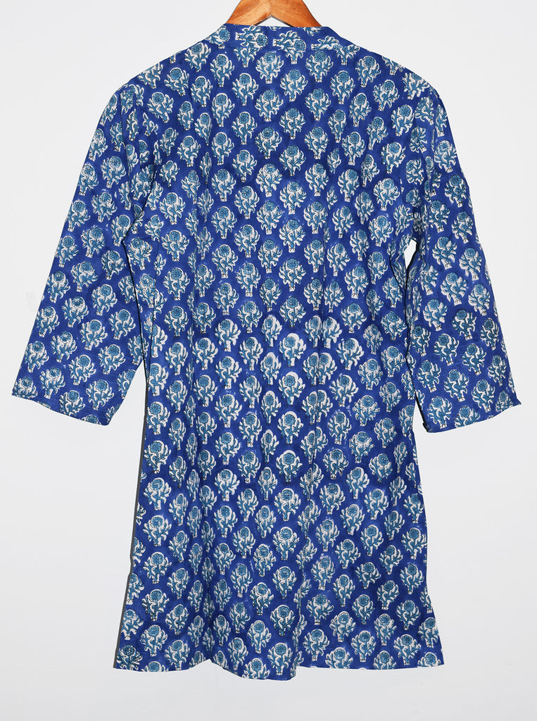 Haveli Tunic Dress | Cerulean