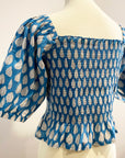 Ibiza Top | Bagru Blue