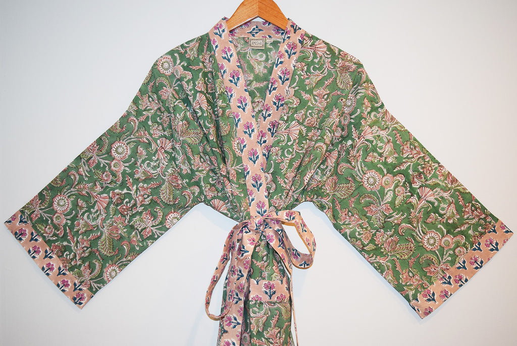 Jakarta Midi Robe | Moss