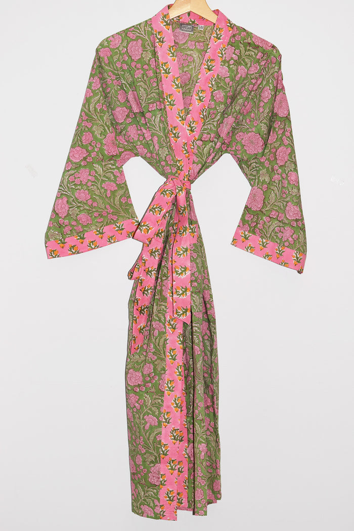 Kerala Long Robe | Fern Floral